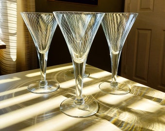 Vintage Set of William Yeoward Crystal Barware Glasses