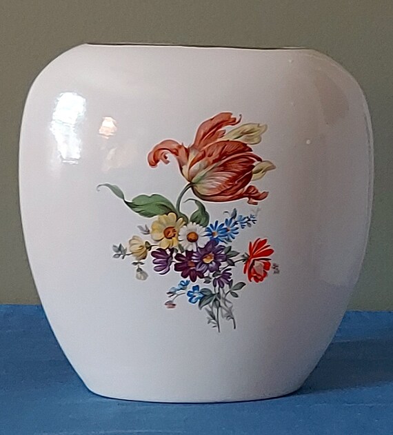 Brock Midcentury Ovale Keramik Vase