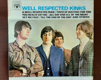 Vintage Original Kinks Size Mono Vinyl Record LP Album 1965 Tired