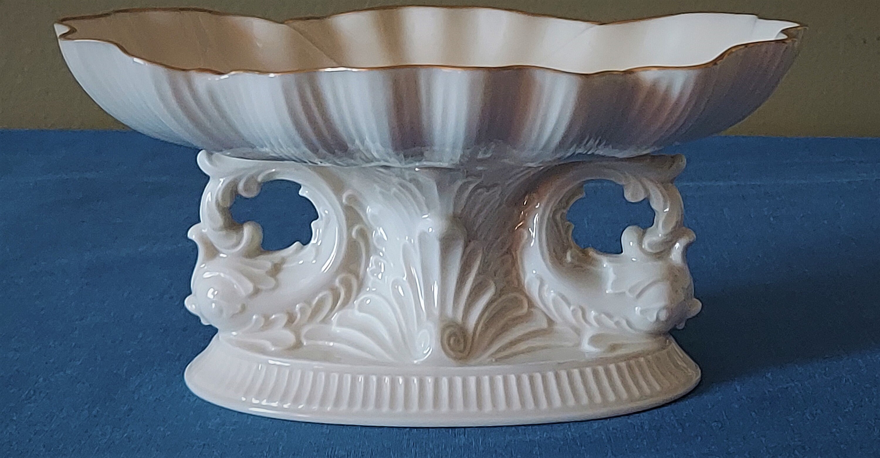 Lenox Pedestal Compote Dish With 24k Gold Trim Etsy