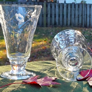 Set of Rock Sharpe Crystal Footed Tumblers