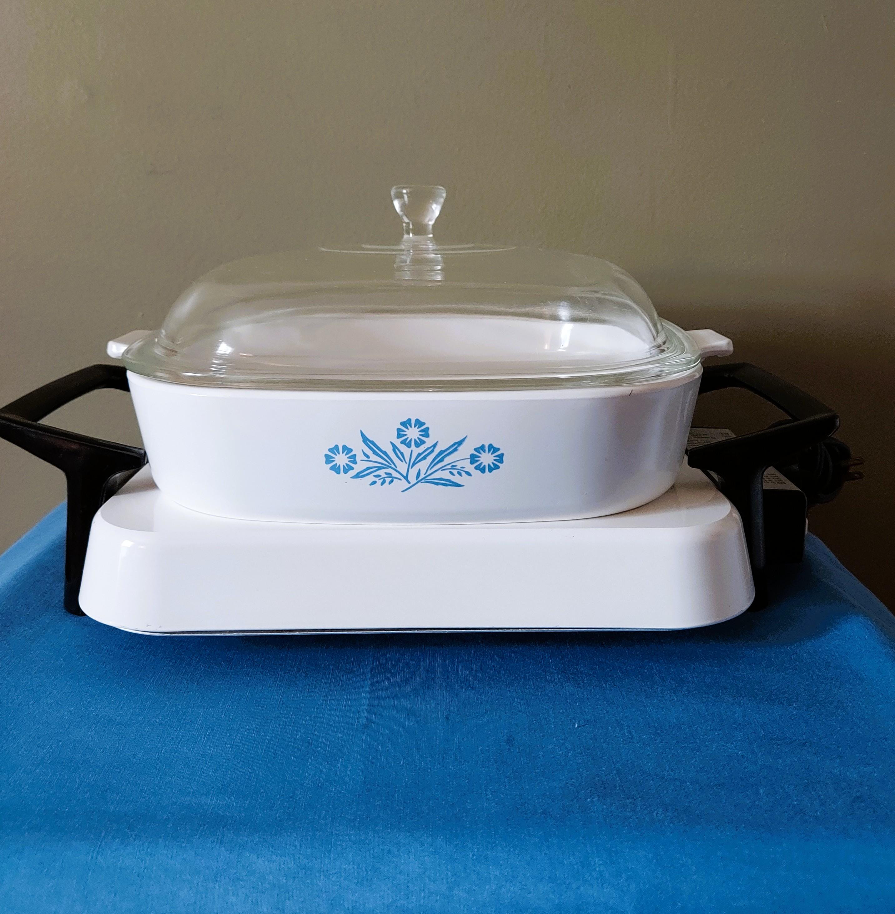 調理器具 Corning Ware Electromatic Skillet Vintage Corning Ware Electromatic Skillet With Dish - Etsy