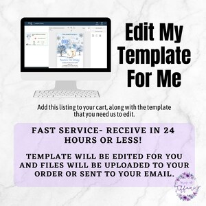 ADD-ON service, Edit my template for me