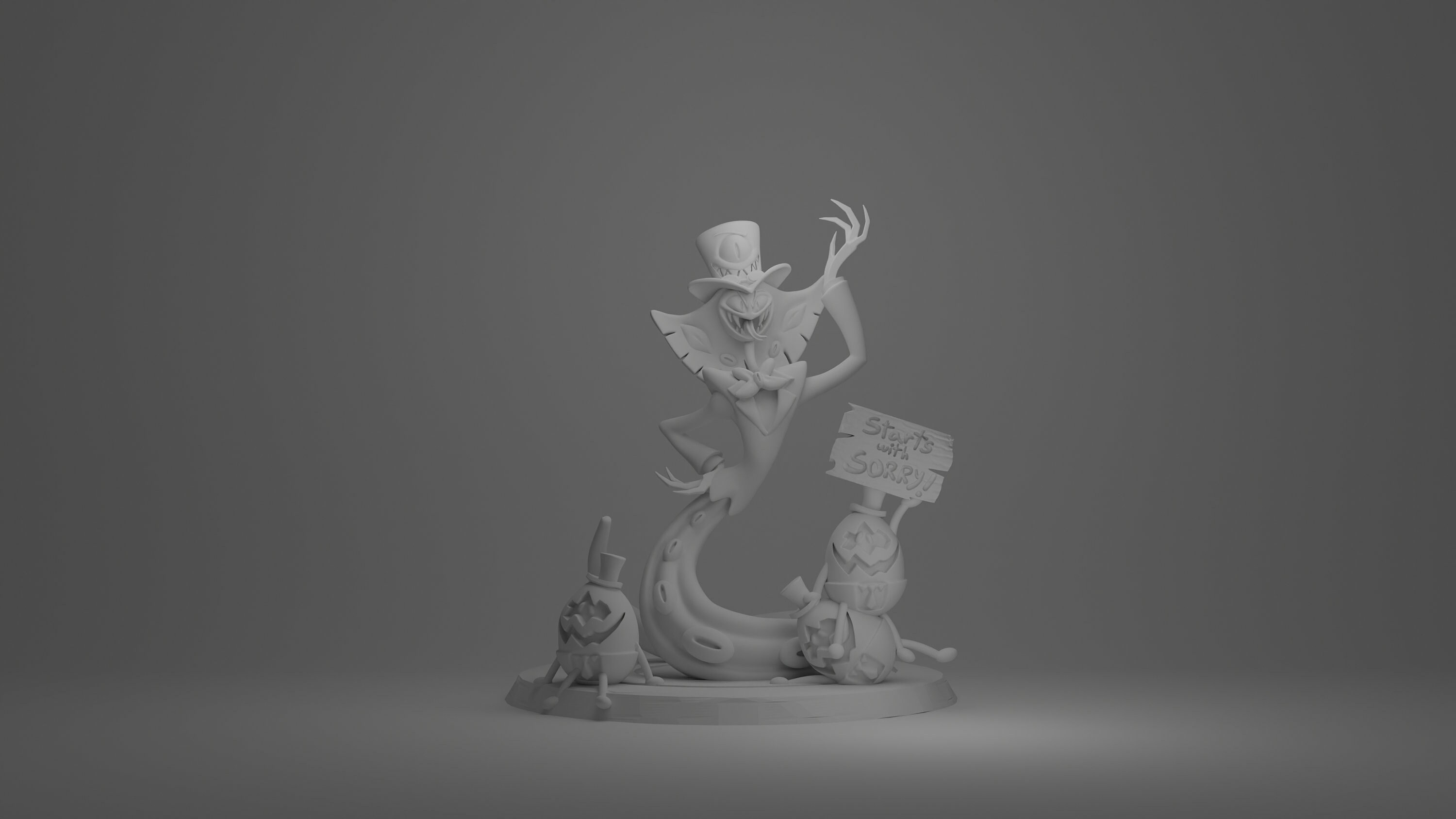 Sir Pentius Hell From Hazbin Hotel Collectible Statue for Your Home or