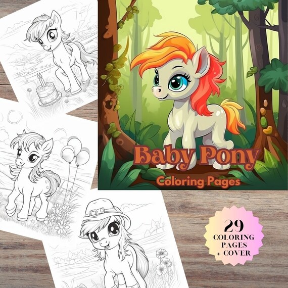 Baby Pony Coloring Pages