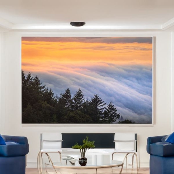 Spectacular Marin County Sunset | Above the clouds | Marine Layer | California | Large print or Screen Saver