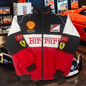 2022 NEW MEN'S WOMAN FERRARI RED EMBROIDERY EXCLUSIVE JACKET SUIT F1 TEAM  RACING