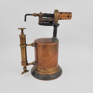 Vintage Turner Blow Torch | Antique Bronze Torch