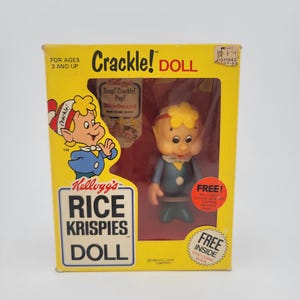 Kelloggs RARE 1984 Crackle! Doll | Still In Original Packaging