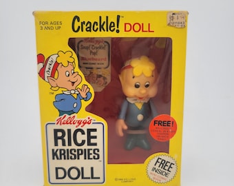 Kelloggs RARE 1984 Crackle! Doll | Still In Original Packaging
