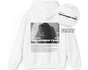 Silence entre les chansons Madison Merch Hoodie, The Spinnin Tour Merch, Madison Sweater, Madison Sweatshirt, Madison Beer Shirt