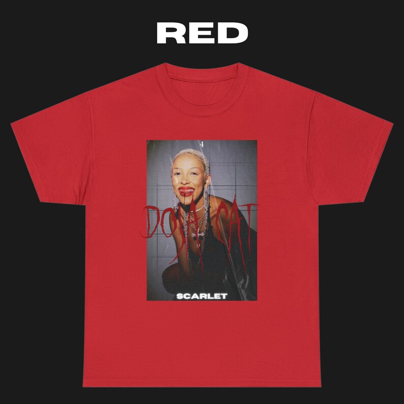 Scarlet Doja Cat Shirt Merch Demons Doja Cat Paint the Town Etsy