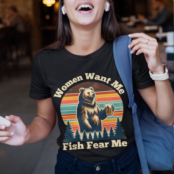 Snarky Women Want Me Team Bear T Shirt | Funny I Choose Bear Tee | Gift for Mom Friend Sister | Trendy Sayings Tshirt | Feminist Viral Trend