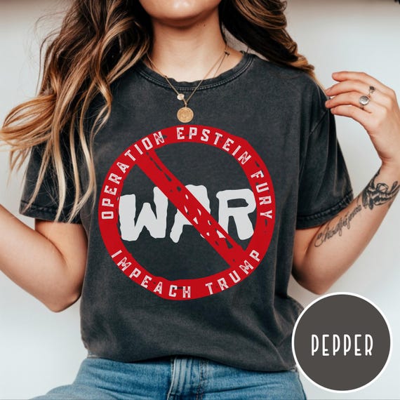 No War Anti Trump Iran War T-Shirt
