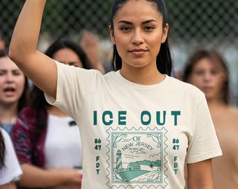 ICE OUT of New Jersey Justice for Edwin Lopez-Cornejo T-Shirt | Protest Graphic Tee