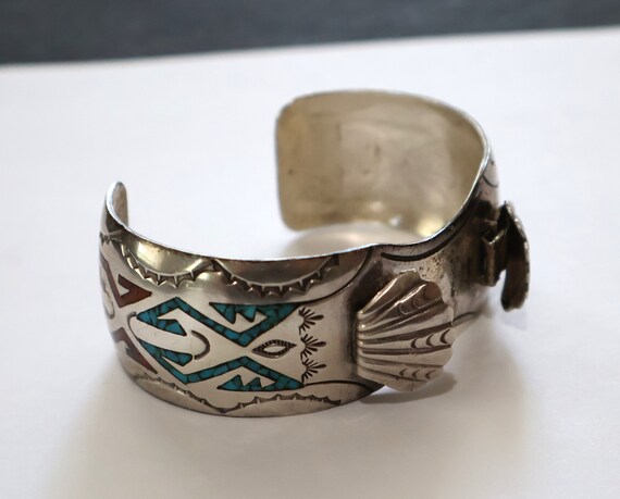 Incredible Baca Family Vintage Native American Navajo Turquoise Sterling Silver Bracelet Cuff Incredible Baca Family Vintage Native American Navajo Turquoise Sterling Silver Bracelet Cuff