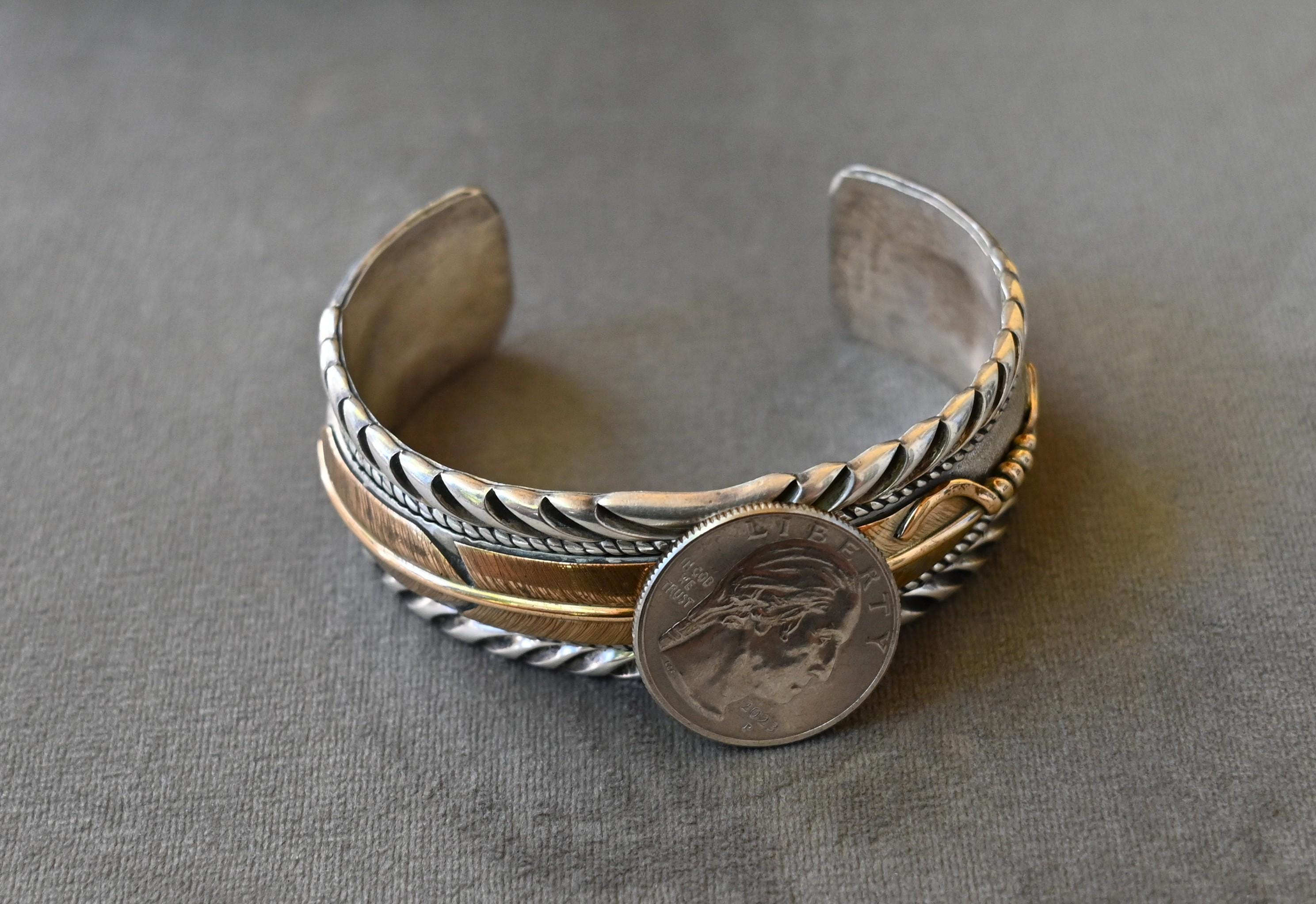 ナバホ　Lee Bennett リーベネット　バングル　貴重 Lee Bennett Navajo - Etsy