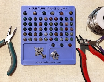 Rosary Maker's Bead Tray - Sub Tuum Praesidium