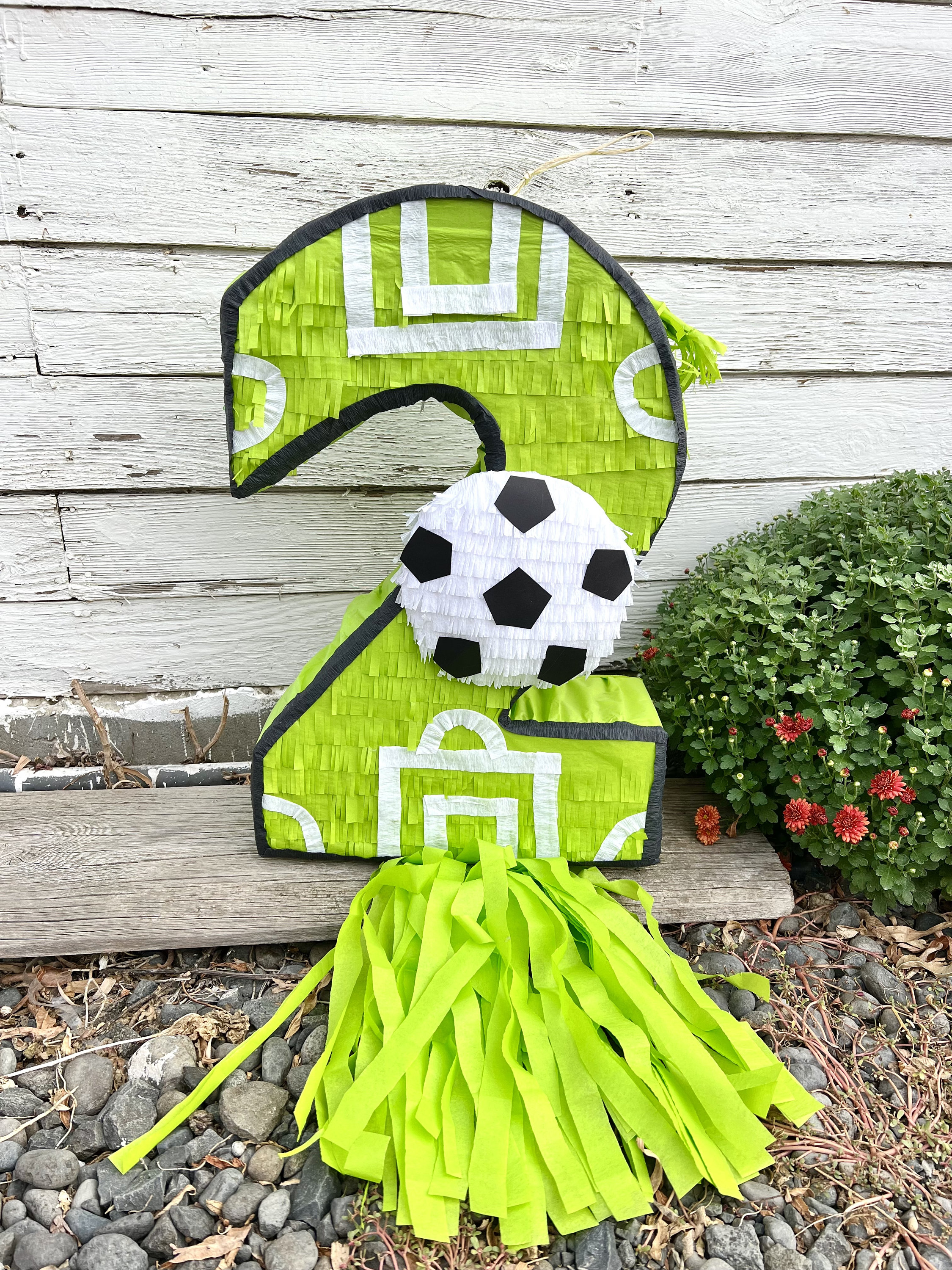Soccer Number Piñata Soccer Theme ( Number available 1-9)