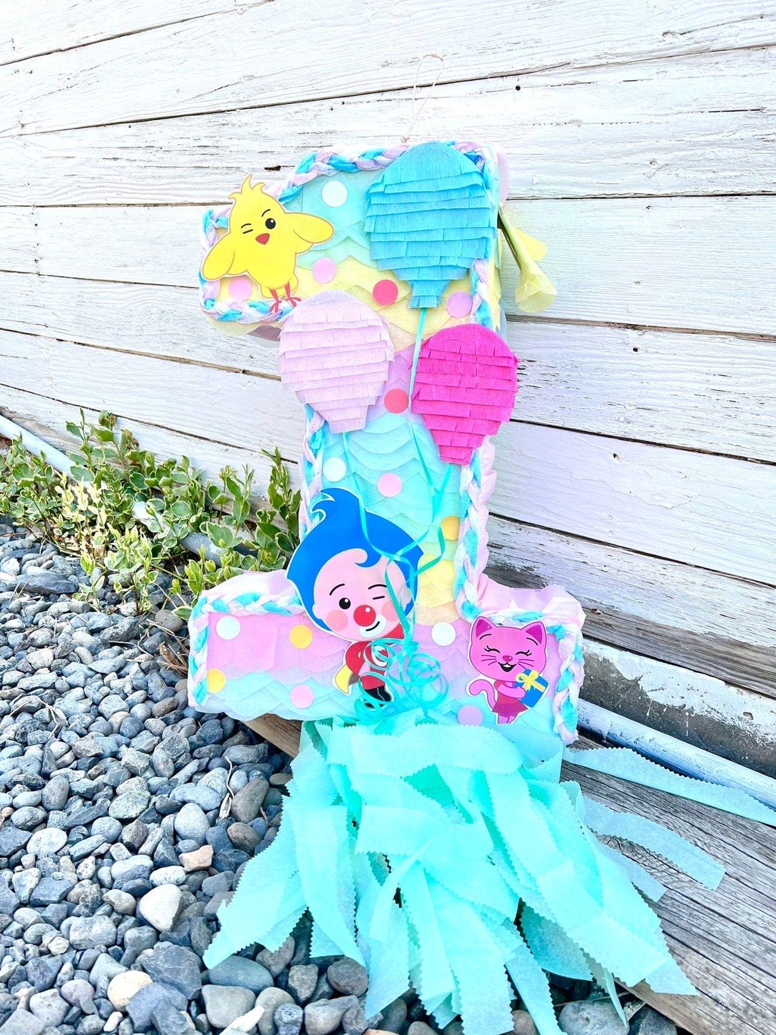 Circus Piñata Number Clown Themed Circus Party Decoration Birthday ...