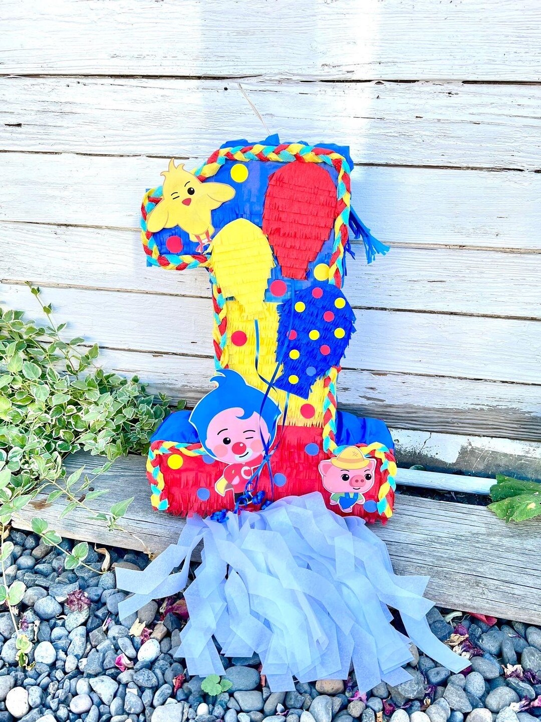 Circus Piñata Number One Clown Themed Circus Party Pink Birthday ...