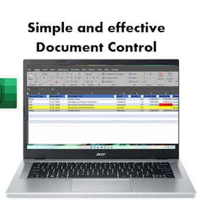 Controlled Document Register plus Records/Archive Register in Excel | Example Document Management SOP included.