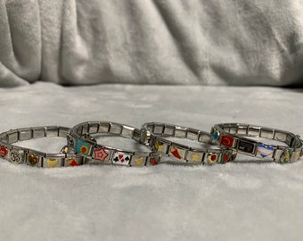 Mystery Italian Charm Bracelet, Y2K Stretchy Bracelet