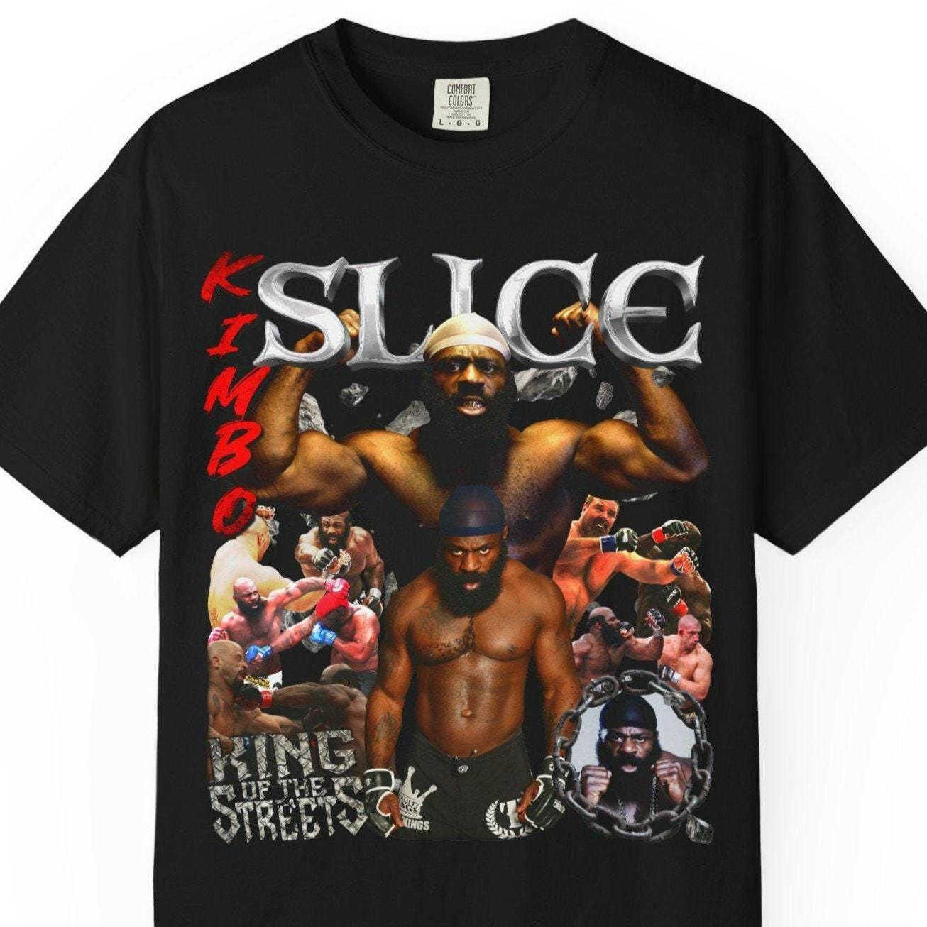 Kimbo Slice Unisex T-Shirt, Fighter Graphic Tee, Combat Sports Gift, Street  Style Tee, image size:1306x1306