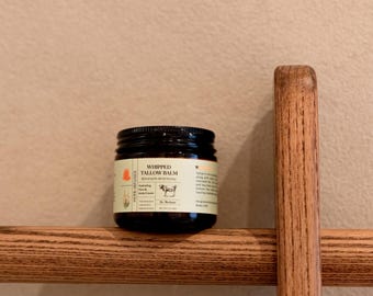 Grass Fed Beef Tallow Balm: Natural Moisturizer for Sensitive & Acne Skin