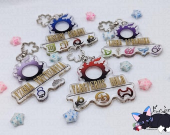 Final Fantasy XIV Custom Character & Jobs Keychain
