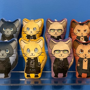 CosChins — FFXV (Series 1) 4” Double-Sided Mini Pillow Plush Keychains: Noctis / Prompto / Ignis / Gladiolus [Cosplay Chinchillas]