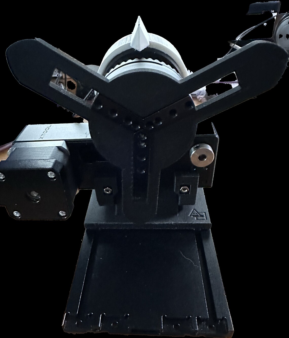 Xtool RA2 Pro Rotary Chuck Back Plate Cut Files. SVG, XCS, and