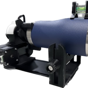 Xtool RA2pro adjustable support and bubble level feet. 3D stl files only. Not a physical product.