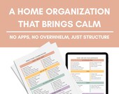 Home Cleaning Bundle Printable | Weekly Schedule, Spring Cleaning and Yearly Yard Maintenance Checklist PDF
