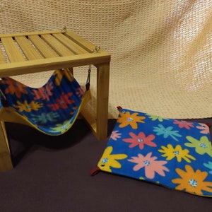 Guinea Pig Hammock Set INCLUDING wooden stand