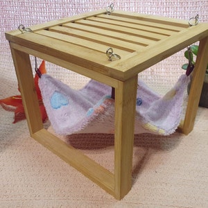 Hammocks with wooden stand for Guinea Pigs and other small animals