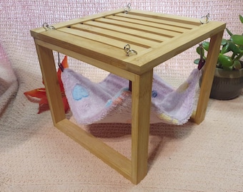 Hammocks with wooden stand for Guinea Pigs and other small animals