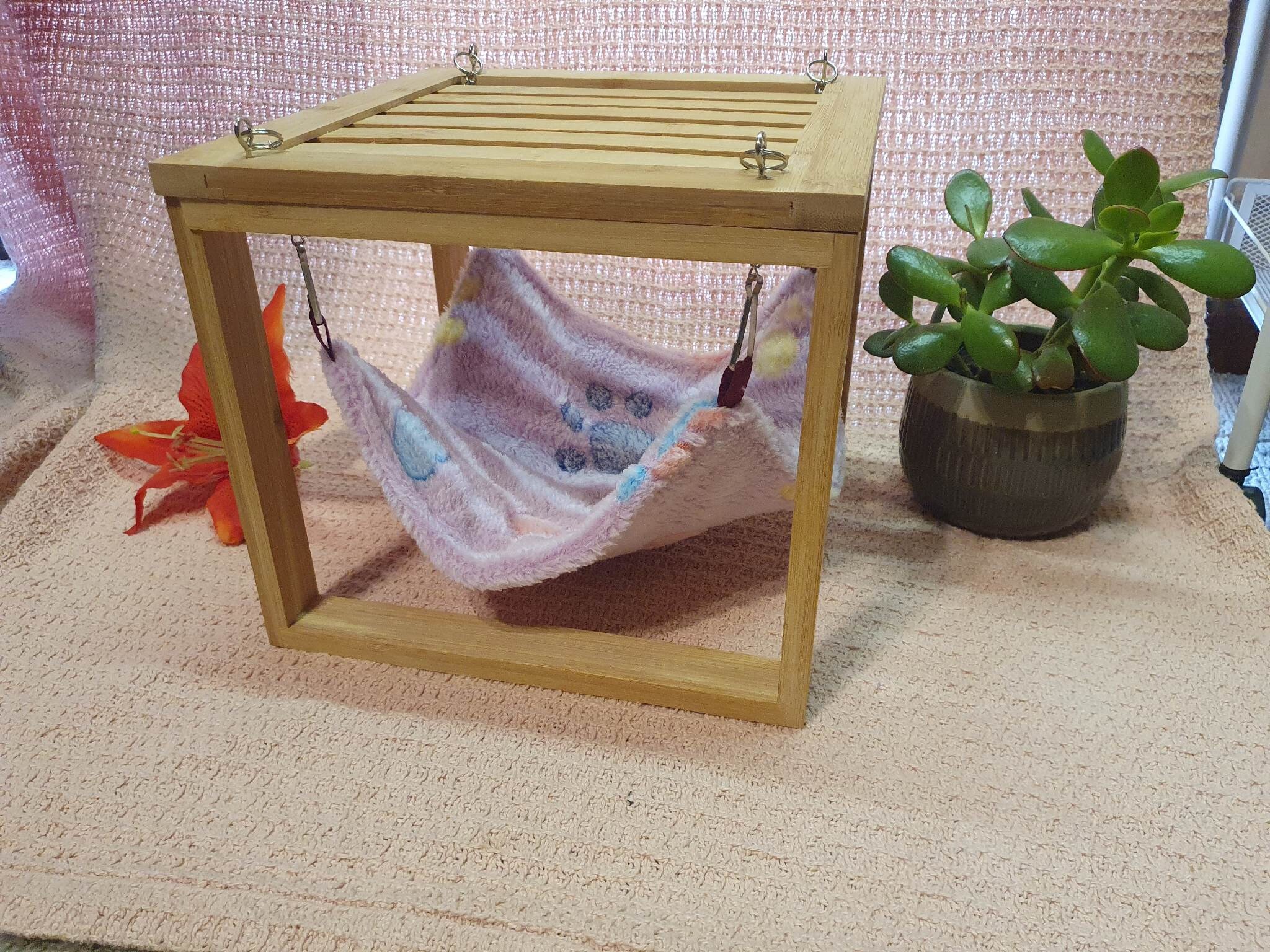 Hammocks With Wooden Stand for Guinea Pigs and Other Small Etsy UK