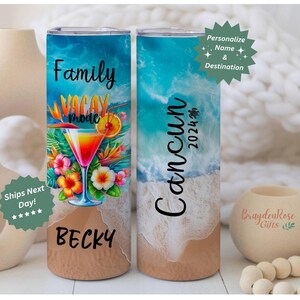 Family Vacation Tumbler Custom, Group Vacation Tumbler Cup Personalized Gift, Family Reunion Tumbler, Family Cruise Vacation, Family Group