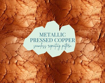 Metallic Pressed Copper Powder Repeatable Seamless Pattern, Instant Download Digital Paper