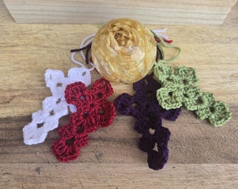 Handmade Acrylic Yarn Liturgical Cross – Single Cross - Color Options Available