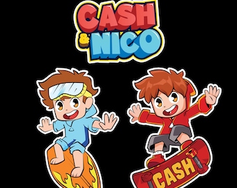Cash & Nico CHARACTERS |  [ai, svg, png, pdf]