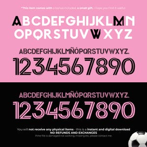 Inter Miami FONT JERSEY |  [ai, svg, pdf, otf & ttf]