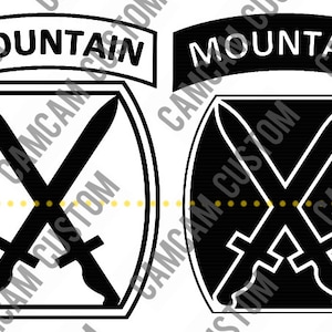 10th Mountain Division (vector)