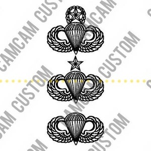 Airborne Badges (vector)