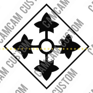 4th Infantry Division (vector)
