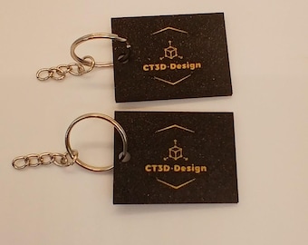 CT3D-Design 3D Printed Keychain