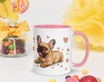 French Bulldog Mug, French Bulldog Coffee Cup, French Bulldog Gift Idea, Gift for French Bulldog Lover