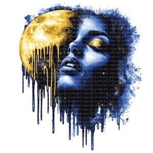 16 Celestial Moon Goddess Clipart, Watercolor Women Mystic Clipart PNG Bundle Lunar Motifs Spiritual Decor, Celestial Women, Astrology PNG