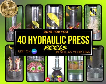 40 Hydraulische Pressrollen, Viral Satisfizing Videos Pack, ASMR-Video,  Trending Videos, Hintergrundvideos, TikTok Reels Shorts, Hydraulische Pumpe  - Etsy.de